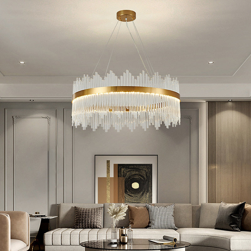 Ayuda de iluminación colgante de estilo moderno Candelera doméstica para sala de estar