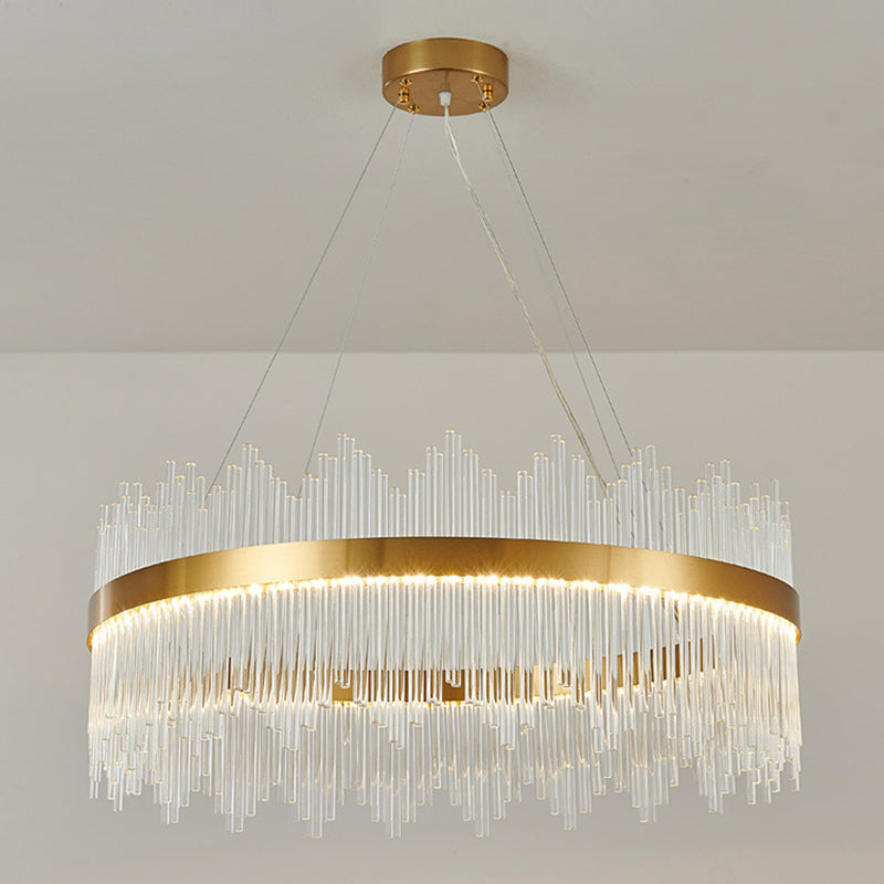 Ayuda de iluminación colgante de estilo moderno Candelera doméstica para sala de estar
