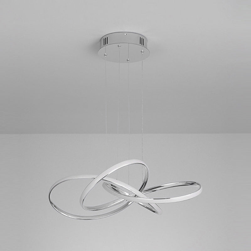 Forme linéaire Métal Pendre luminaire moderne 1 Lumière Lumière Lumière