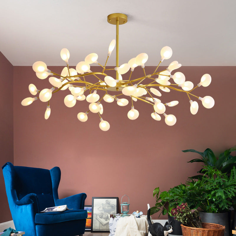 Metall einzigartige Form Kronleuchter leichter moderner Stil Multi -Light Hanging Lampe für Esszimmer