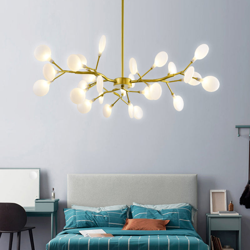 Metall einzigartige Form Kronleuchter leichter moderner Stil Multi -Light Hanging Lampe für Esszimmer