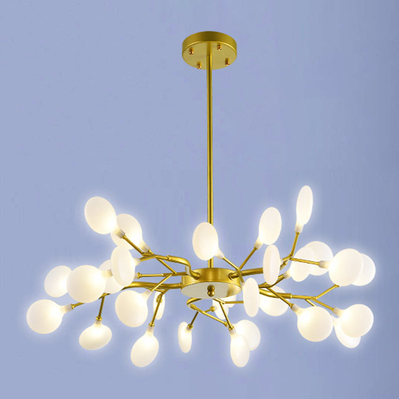 Metall einzigartige Form Kronleuchter leichter moderner Stil Multi -Light Hanging Lampe für Esszimmer