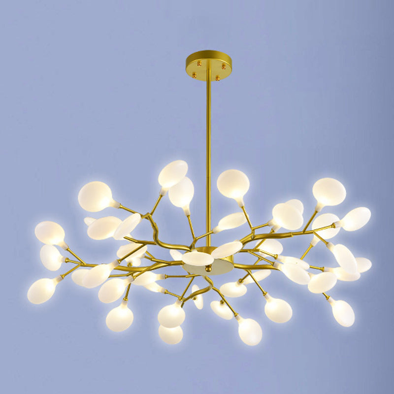 Metall einzigartige Form Kronleuchter leichter moderner Stil Multi -Light Hanging Lampe für Esszimmer