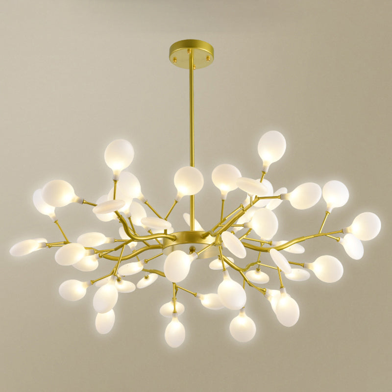 Metall einzigartige Form Kronleuchter leichter moderner Stil Multi -Light Hanging Lampe für Esszimmer