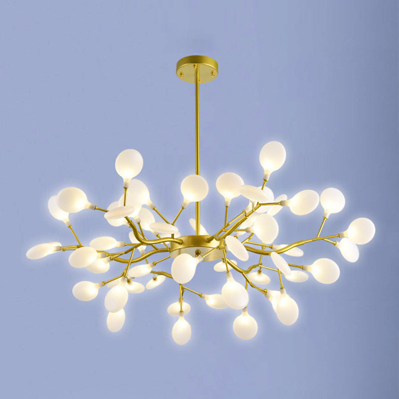 Metall einzigartige Form Kronleuchter leichter moderner Stil Multi -Light Hanging Lampe für Esszimmer