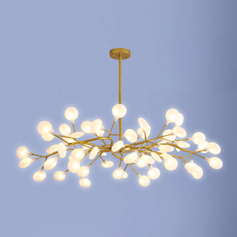 Metall einzigartige Form Kronleuchter leichter moderner Stil Multi -Light Hanging Lampe für Esszimmer