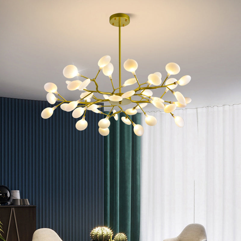 Metall einzigartige Form Kronleuchter leichter moderner Stil Multi -Light Hanging Lampe für Esszimmer