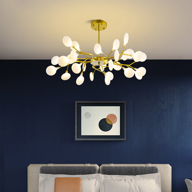 Metall einzigartige Form Kronleuchter leichter moderner Stil Multi -Light Hanging Lampe für Esszimmer