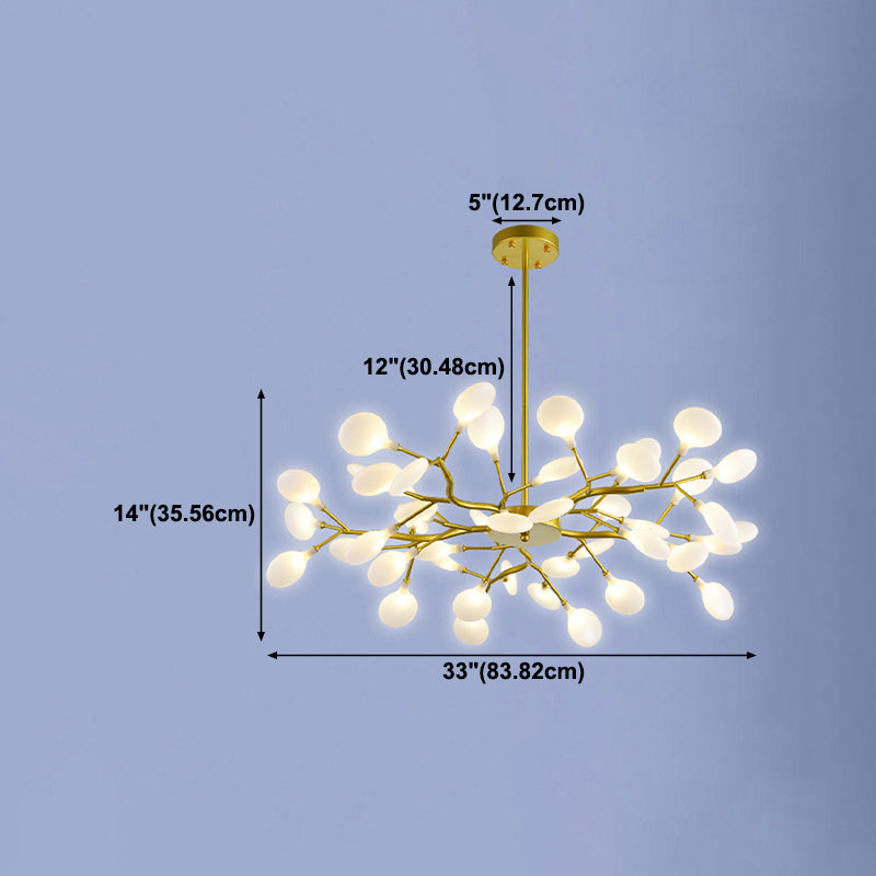 Metall einzigartige Form Kronleuchter leichter moderner Stil Multi -Light Hanging Lampe für Esszimmer