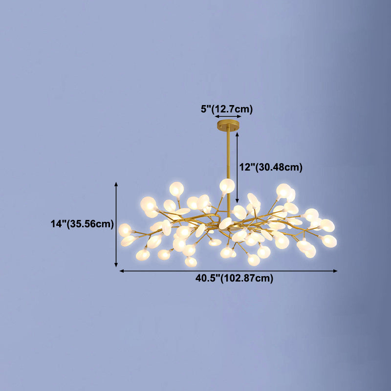 Metall einzigartige Form Kronleuchter leichter moderner Stil Multi -Light Hanging Lampe für Esszimmer