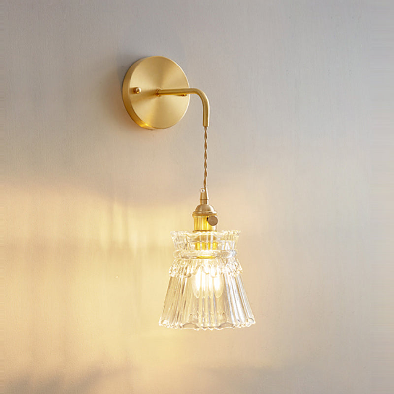 Geometrische Wandlampen für industrielle Stile Glas 1 leichte Wandleuchten