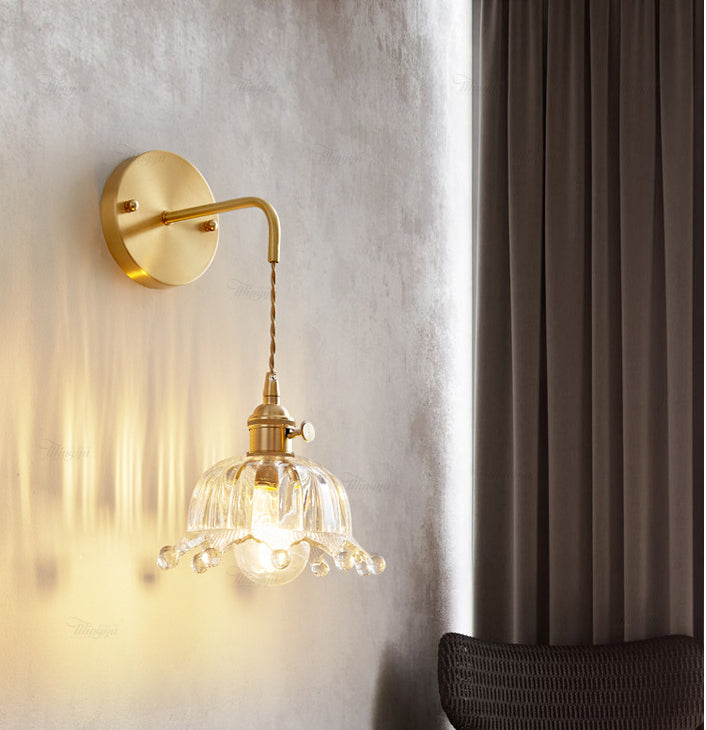 Geometrische Wandlampen für industrielle Stile Glas 1 leichte Wandleuchten