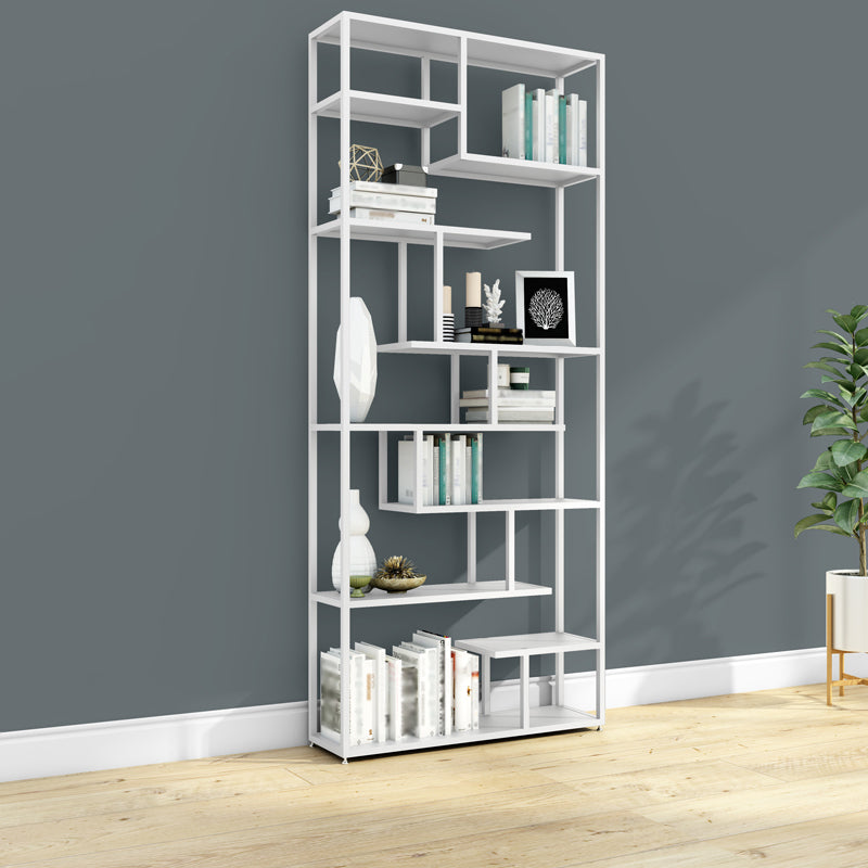 Industrial Metal Etagere Bookshelf Open Iron Bookshelf for Home Office