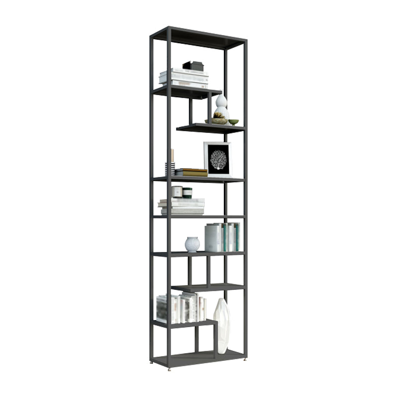 Industrial Metal Etagere Bookshelf Open Iron Bookshelf for Home Office