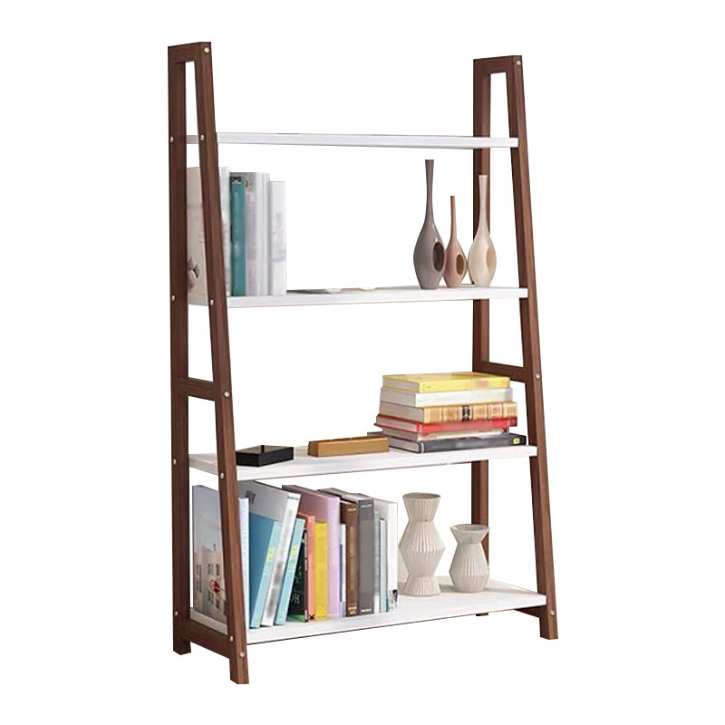 Open Back Bookshelf Scandinavian Style Bookcase for Study Room and Office