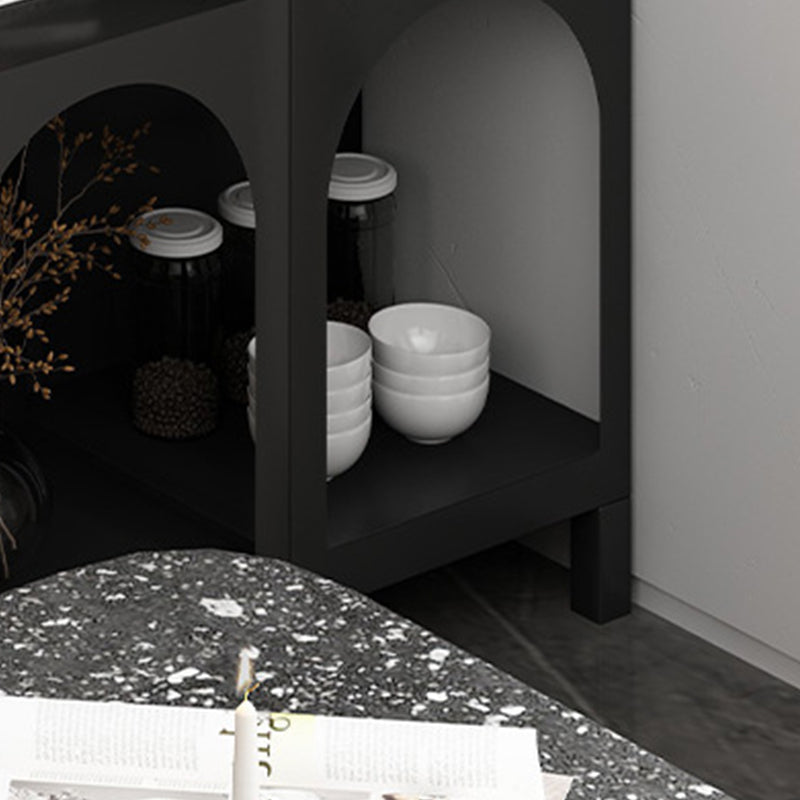 Libreria in metallo chiuso per la libreria scandinava per ufficio a casa