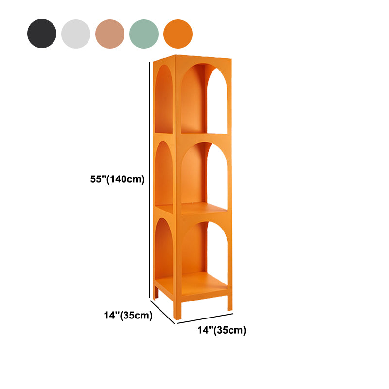 Libreria in metallo chiuso per la libreria scandinava per ufficio a casa