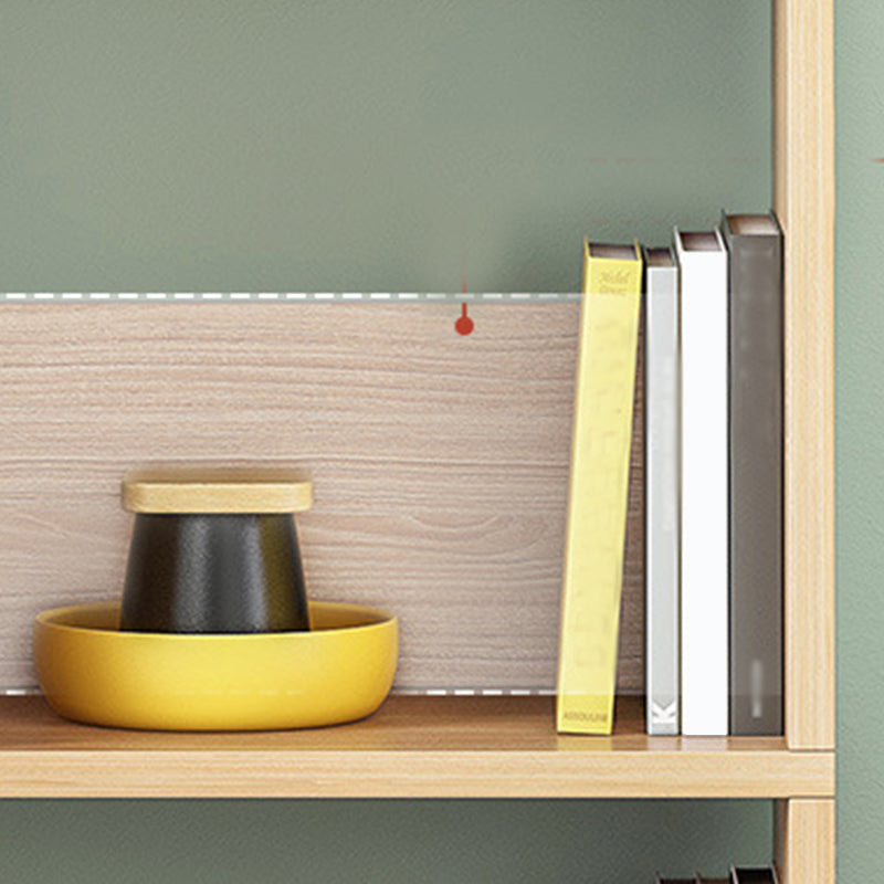 Libreria standard in legno fabbricato scandinavo libreria aperta verticale con porta