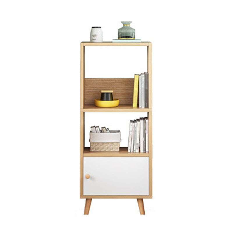 Libreria standard in legno fabbricato scandinavo libreria aperta verticale con porta