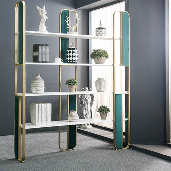 Metal Open Back Bookshelf Skandinavian vertikaler Eisenrahmen Bücherregal