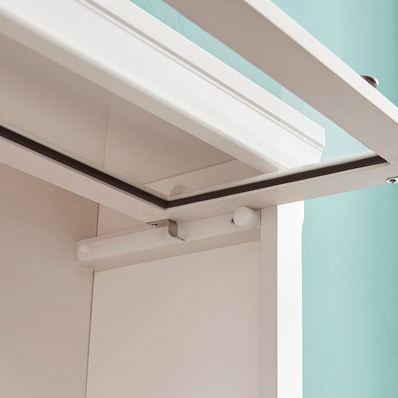 Holzkostenbuchbuch für zeitgenössische geschlossene Bücherregal mit Türen für das Heimbüro