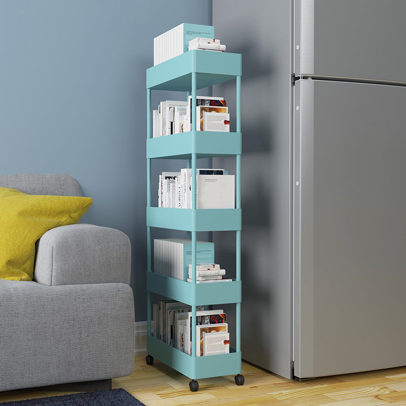 Libreria etagere verticale contemporanea con libreria di plastica in metallo