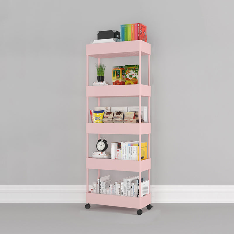 Libreria etagere verticale contemporanea con libreria di plastica in metallo