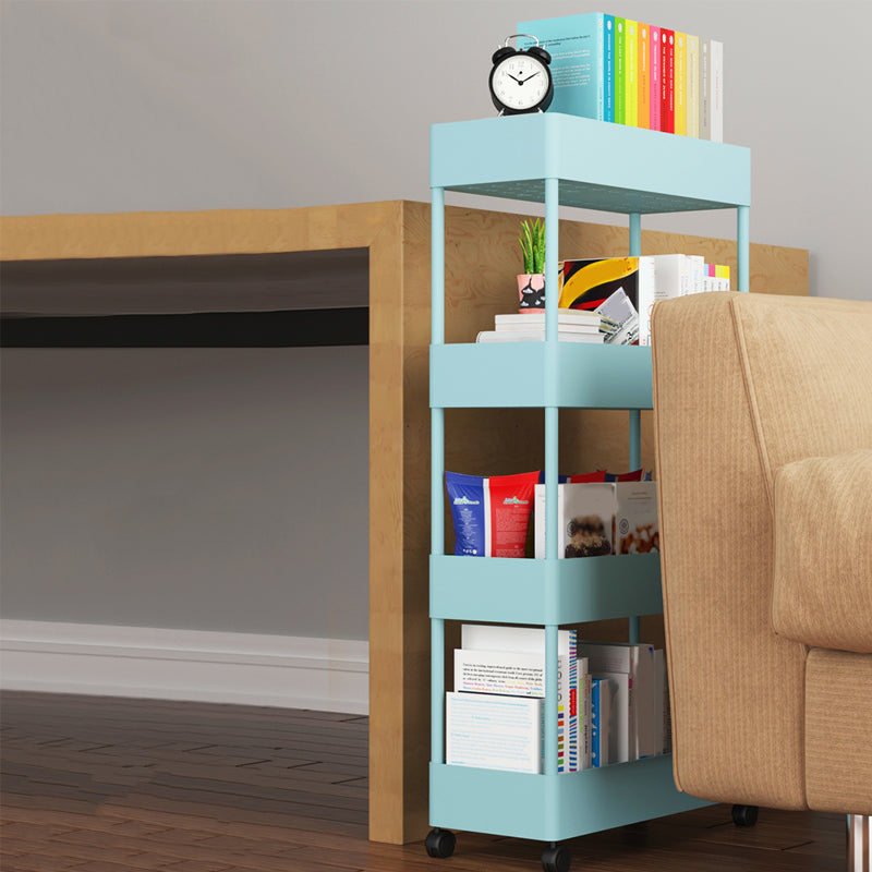 Libreria etagere verticale contemporanea con libreria di plastica in metallo