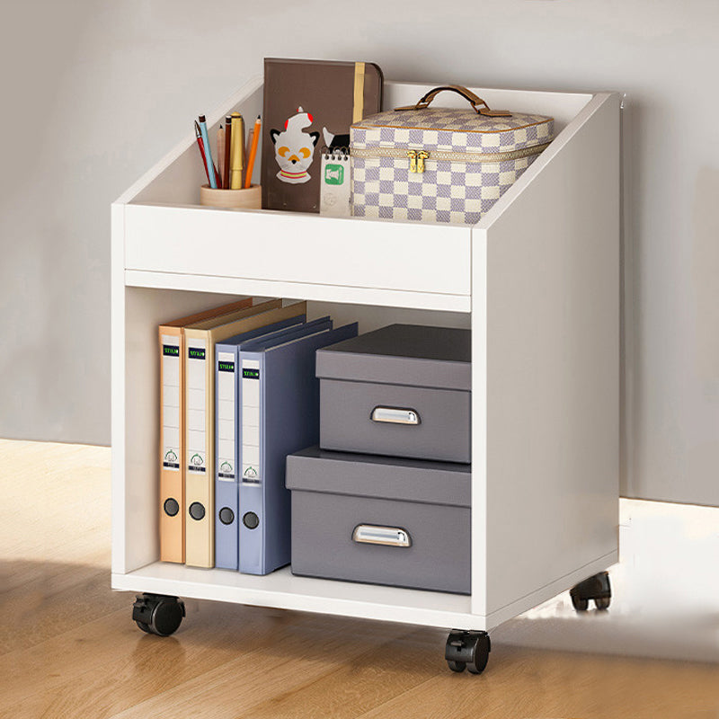 Contemporary Style Bookcase Wooden Book Shelf for Home Office