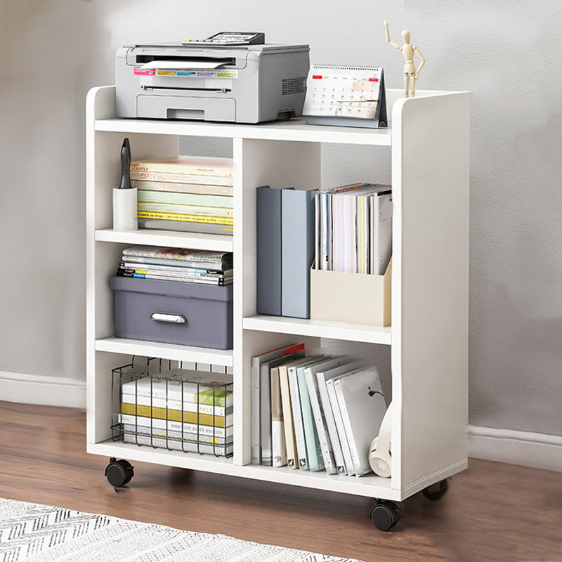 Contemporary Style Bookcase Wooden Book Shelf for Home Office