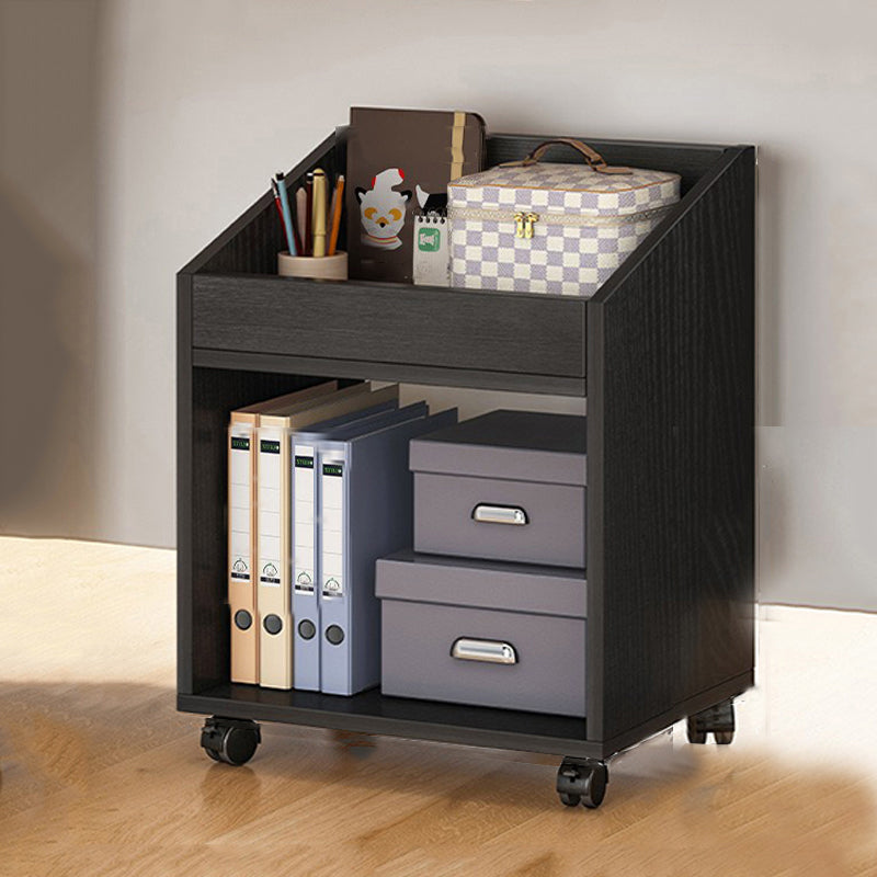 Contemporary Style Bookcase Wooden Book Shelf for Home Office