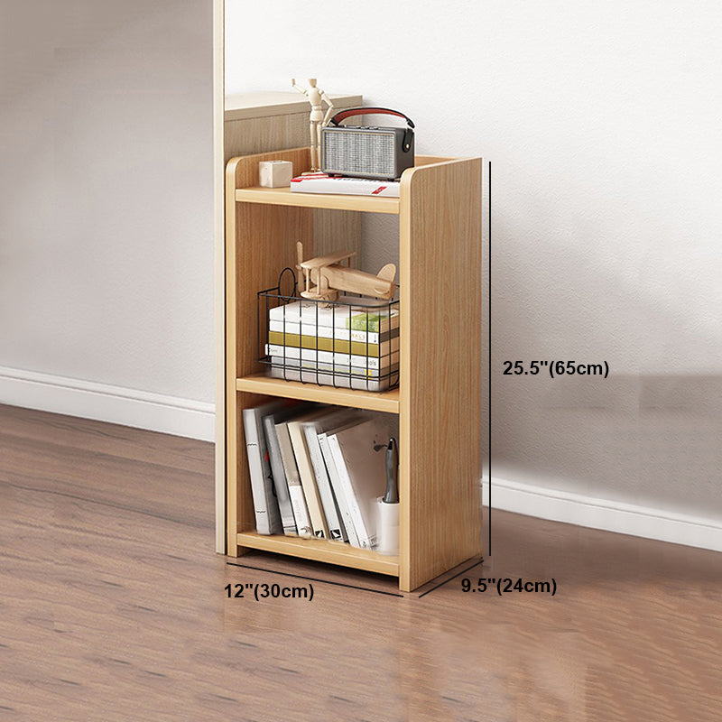 Contemporary Style Bookcase Wooden Book Shelf for Home Office