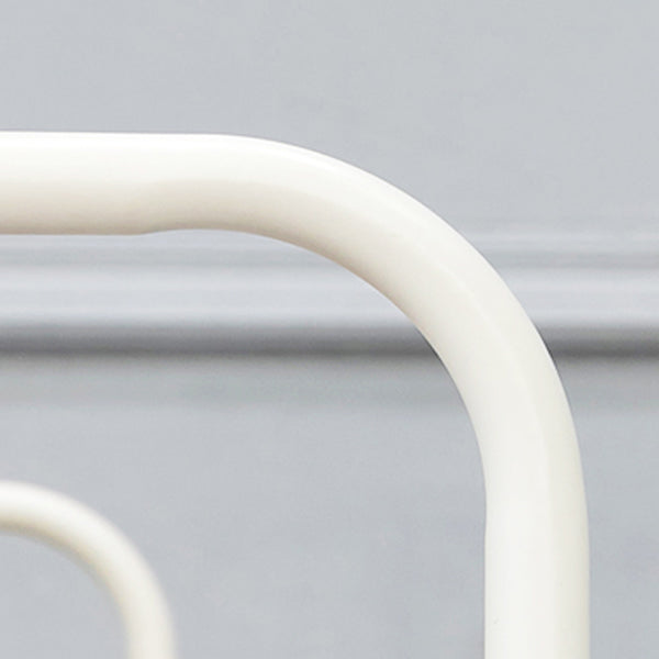 Contemporary Style Bookshelf White Bookcase for Home Office Study Room