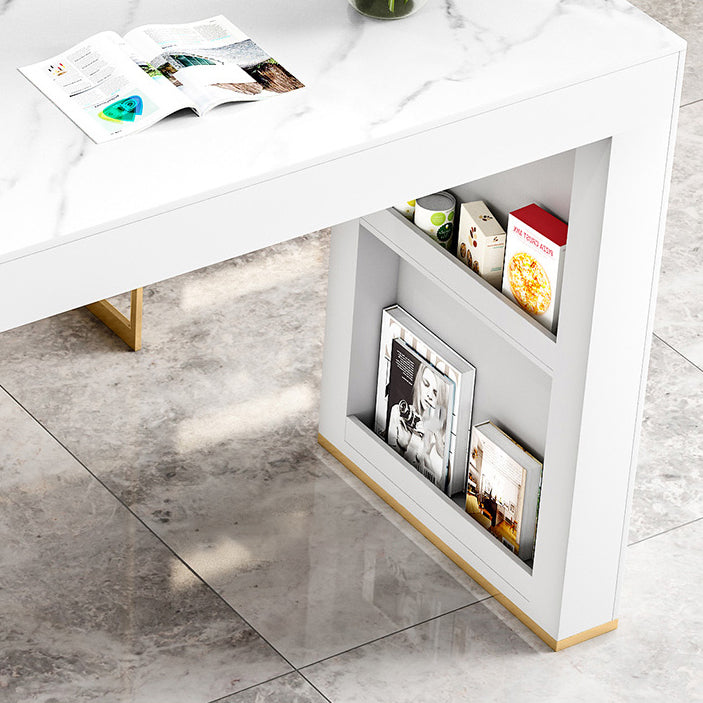 Modern Style Sintered Stone Table Dining Bar Counter Table for Kitchen