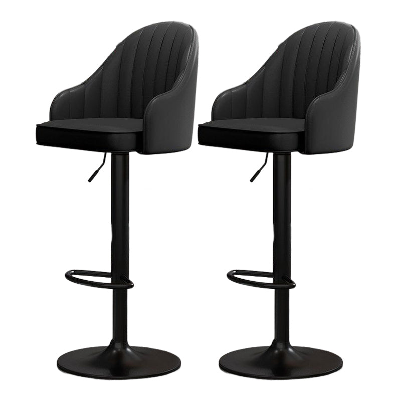 Modern Style Bar-stool PU Leather Counter Bar Stool with Metal Legs for Bristol
