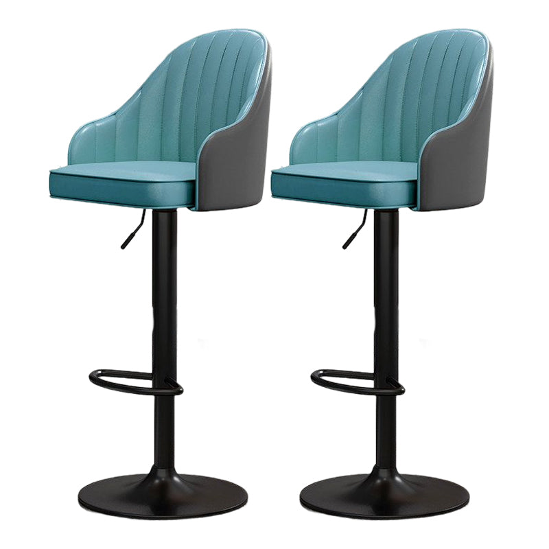 Modern Style Bar-stool PU Leather Counter Bar Stool with Metal Legs for Bristol