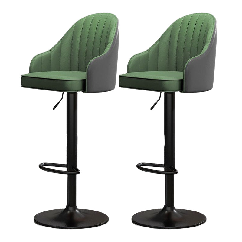 Modern Style Bar-stool PU Leather Counter Bar Stool with Metal Legs for Bristol