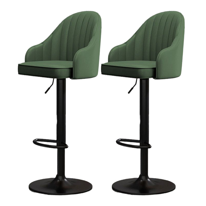 Modern Style Bar-stool PU Leather Counter Bar Stool with Metal Legs for Bristol