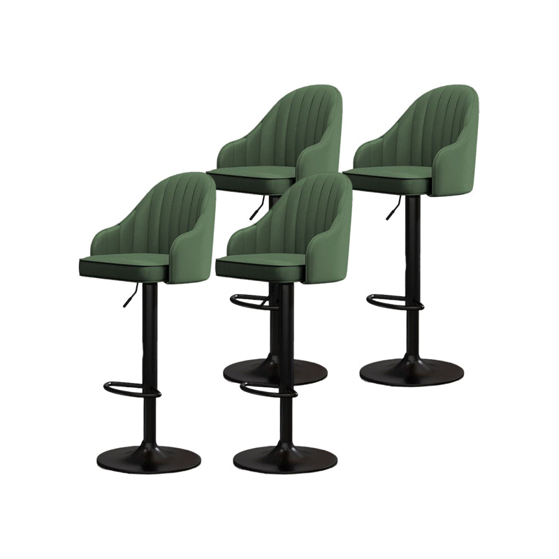 Modern Style Bar-stool PU Leather Counter Bar Stool with Metal Legs for Bristol
