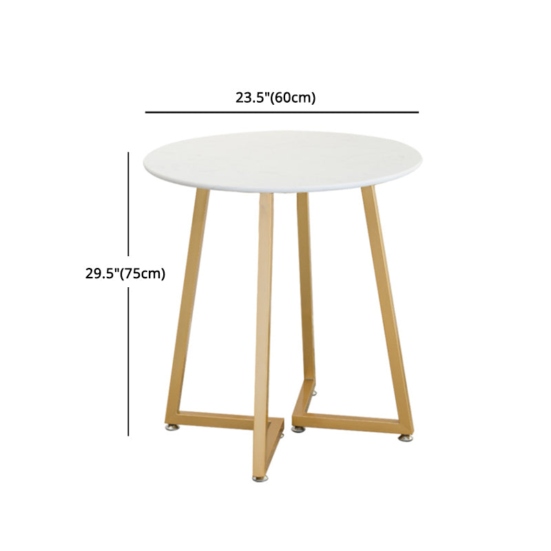 Glam Style Round Dining Room Table Set 1/3/4/5 Pieces Dining Set