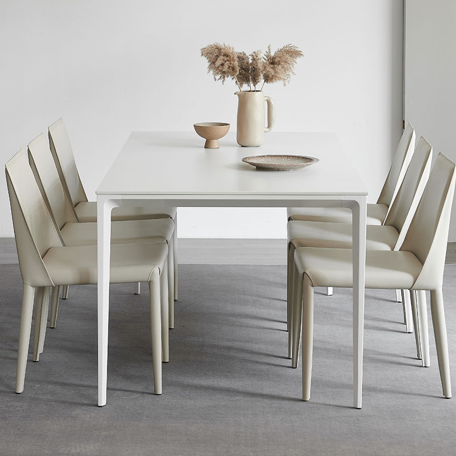 Modern Style Sintered Stone Dining Table Set 1/4/5/7 Pieces Dining Set for Home