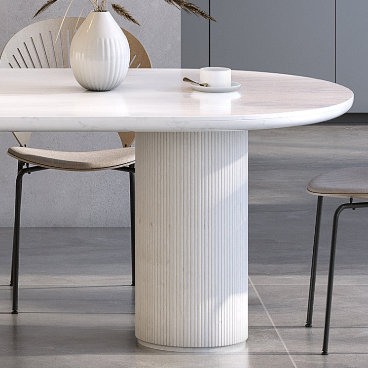 Modern Style Sintered Stone Dining Table Set 1/4/6 Pieces Dining Set for Home