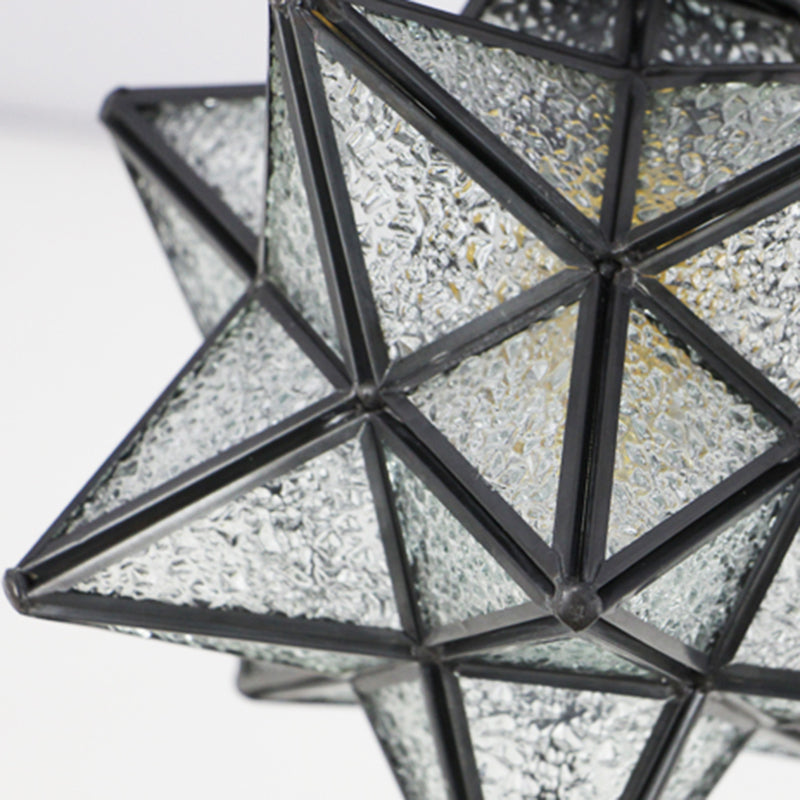 Geometric Glass Flush Mount Ceiling Light Modern Flush Mount Ceiling Fixture