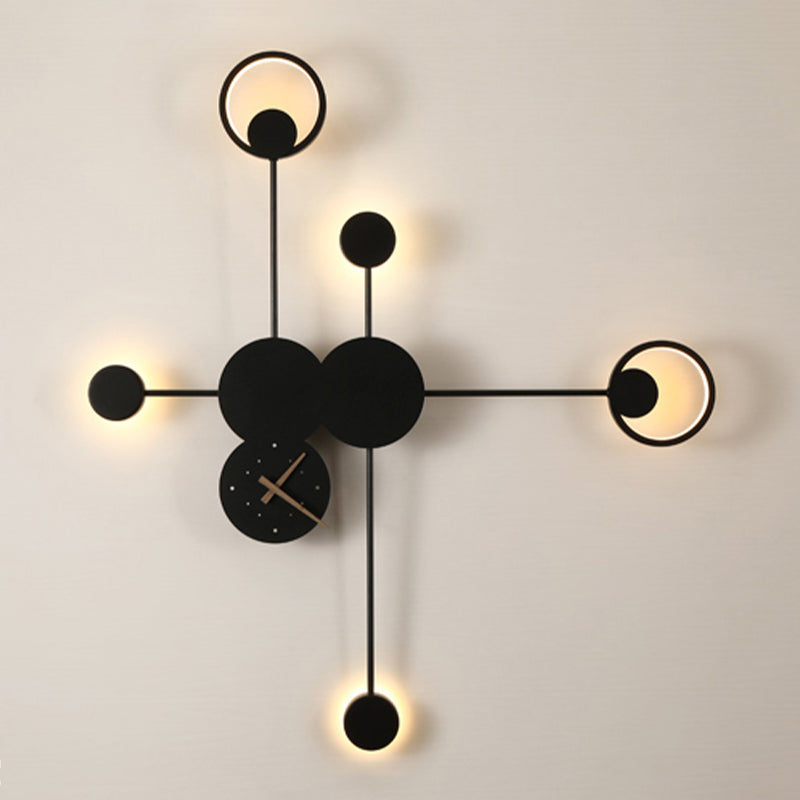 Runde Formwandeln moderne Metallwandmontage -Leuchten