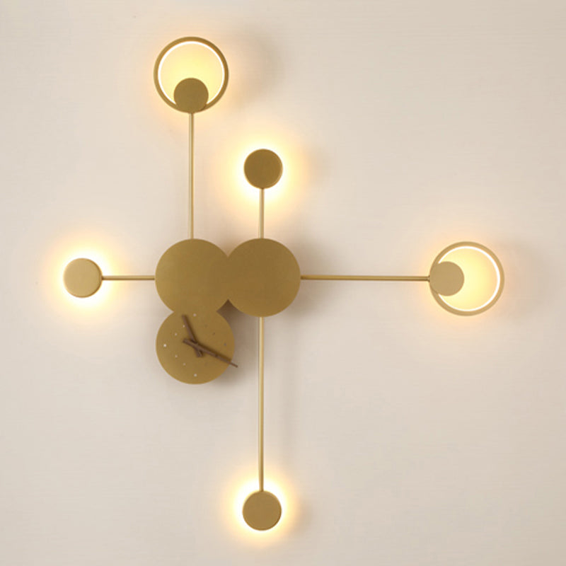 Runde Formwandeln moderne Metallwandmontage -Leuchten