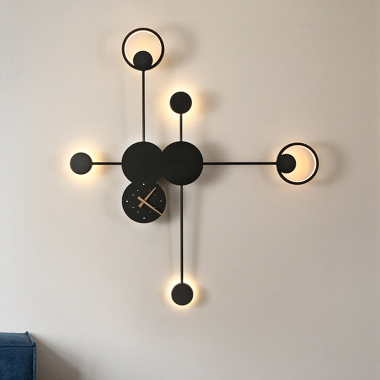 Runde Formwandeln moderne Metallwandmontage -Leuchten