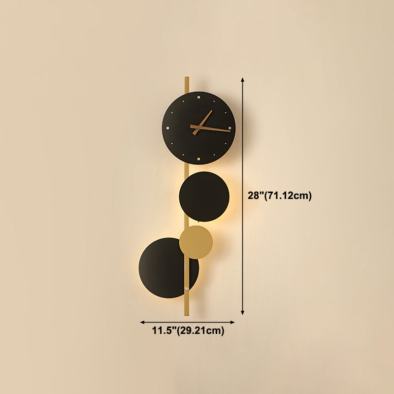 Runde Formwandeln moderne Metallwandmontage -Leuchten