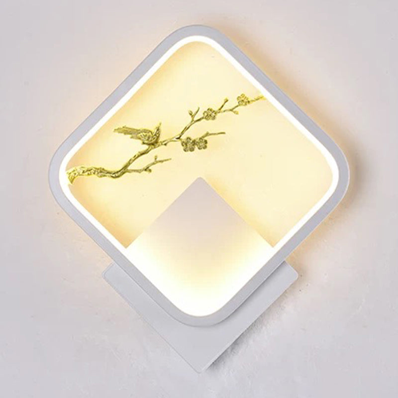 Kids Style Square Shape Wall Light Metal 1 Light Wall Mount Light