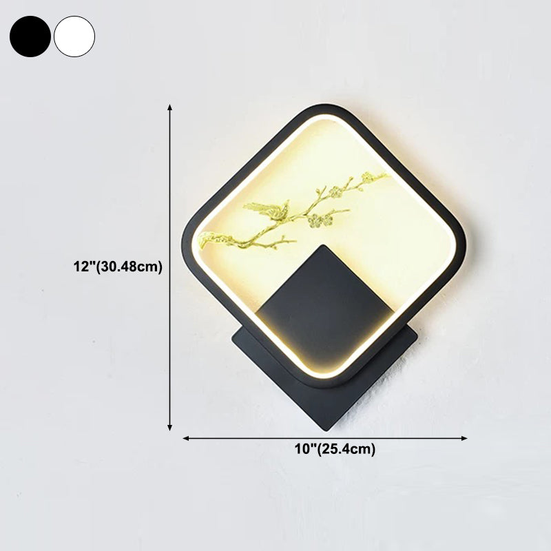 Kids Style Square Shape Wall Light Metal 1 Light Wall Mount Light