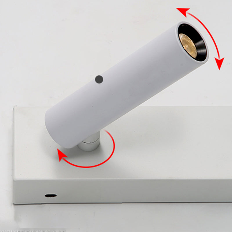 Square Shape Metal Wall Light Modern Style 2 Lights Wall Mount Light